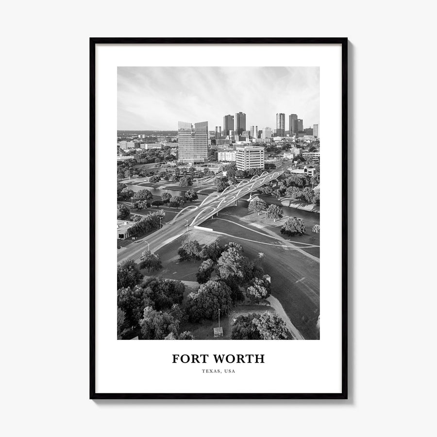 Fort Worth Classic No 1 Poster, framed poster mockup