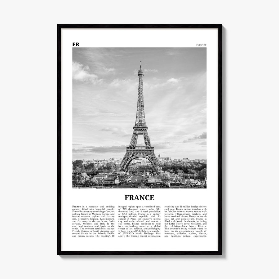 France Newspaper No 1 Poster, framed poster mockup