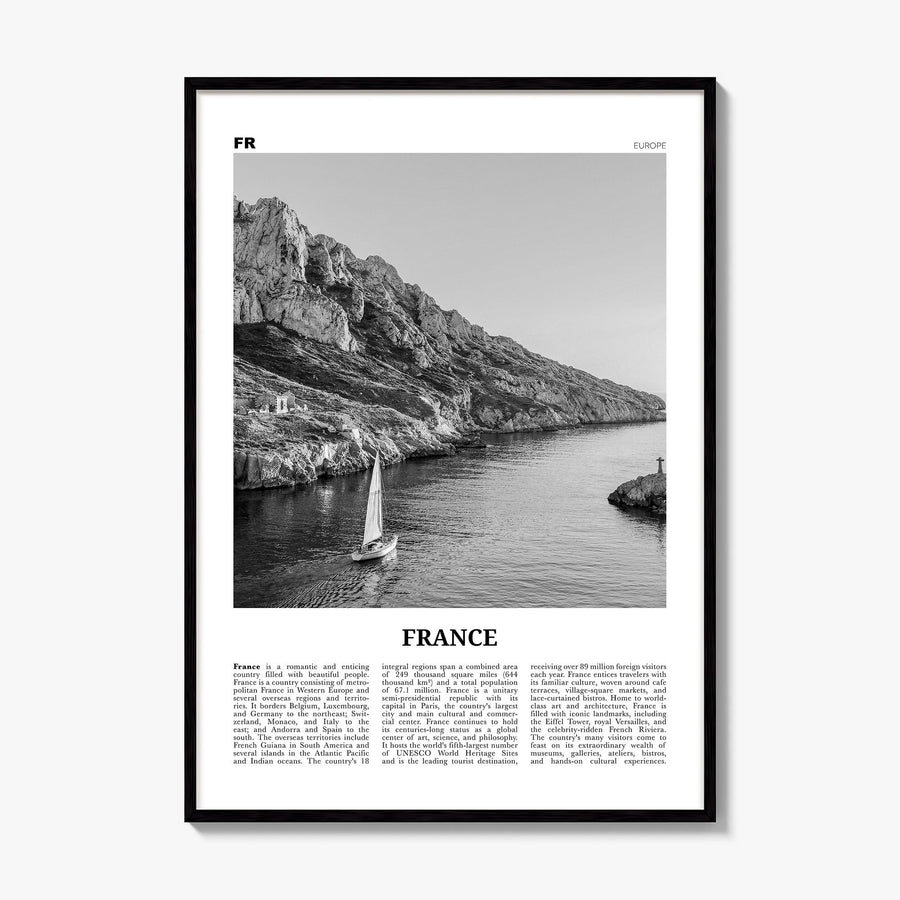 France Newspaper No 4 Poster, framed poster mockup