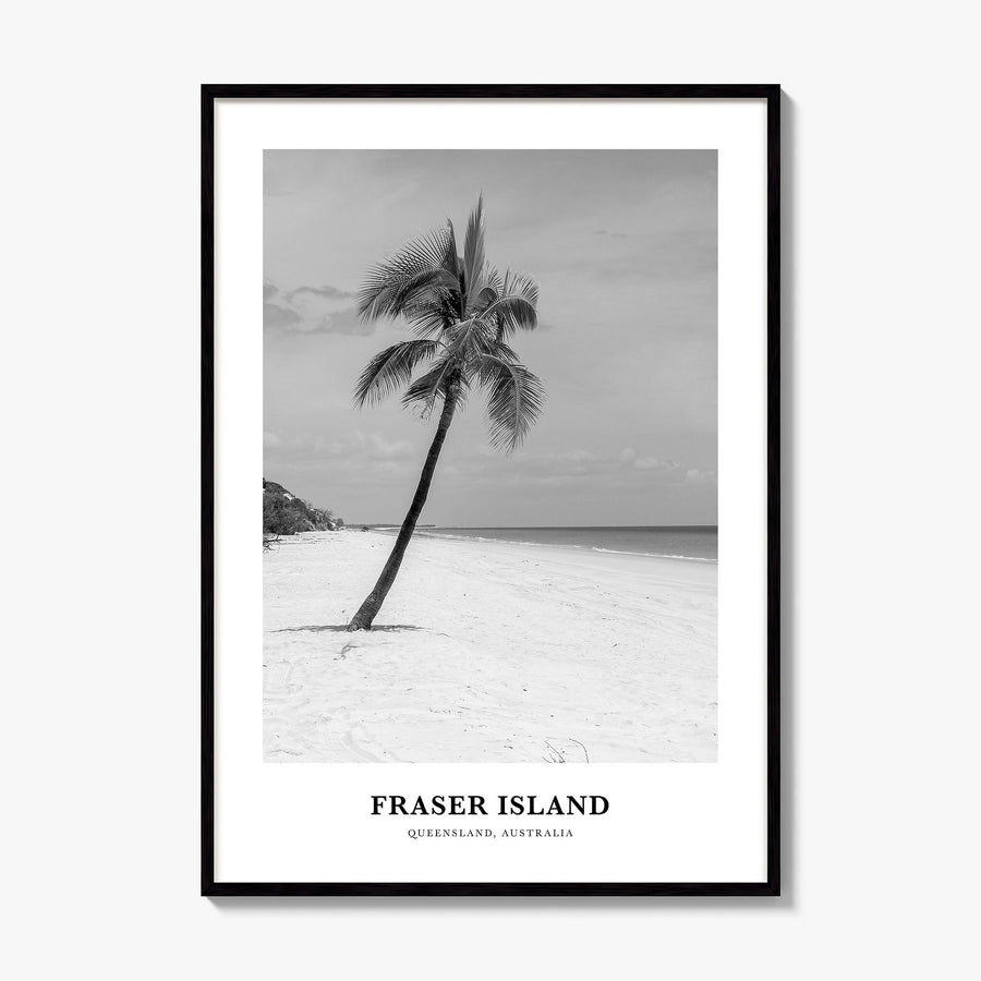 Fraser Island Classic Poster, framed poster mockup