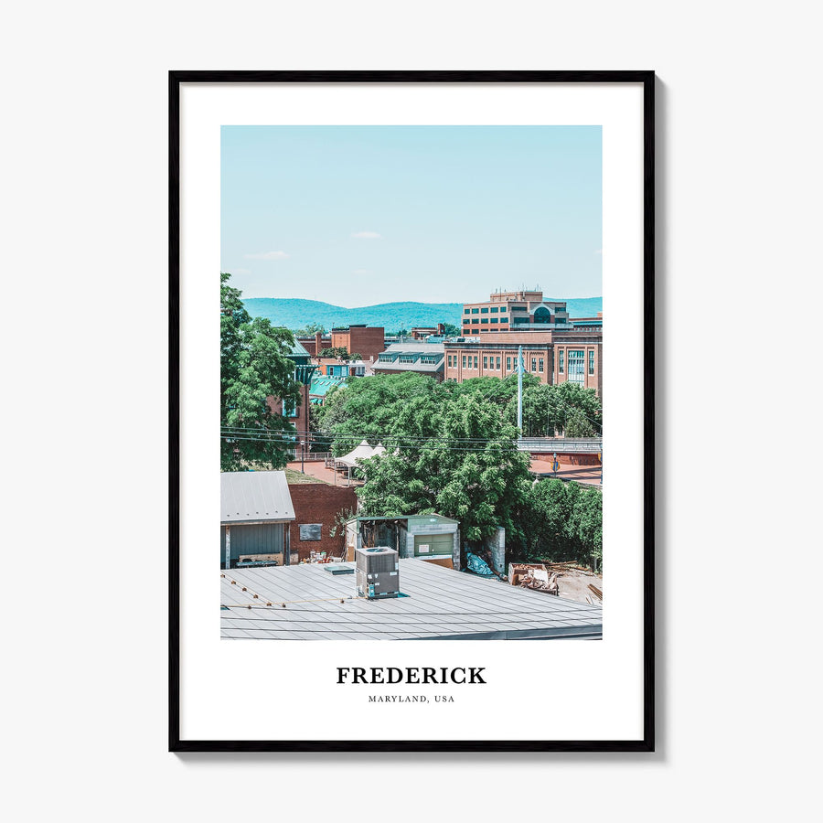 Frederick Classic Poster, framed poster mockup