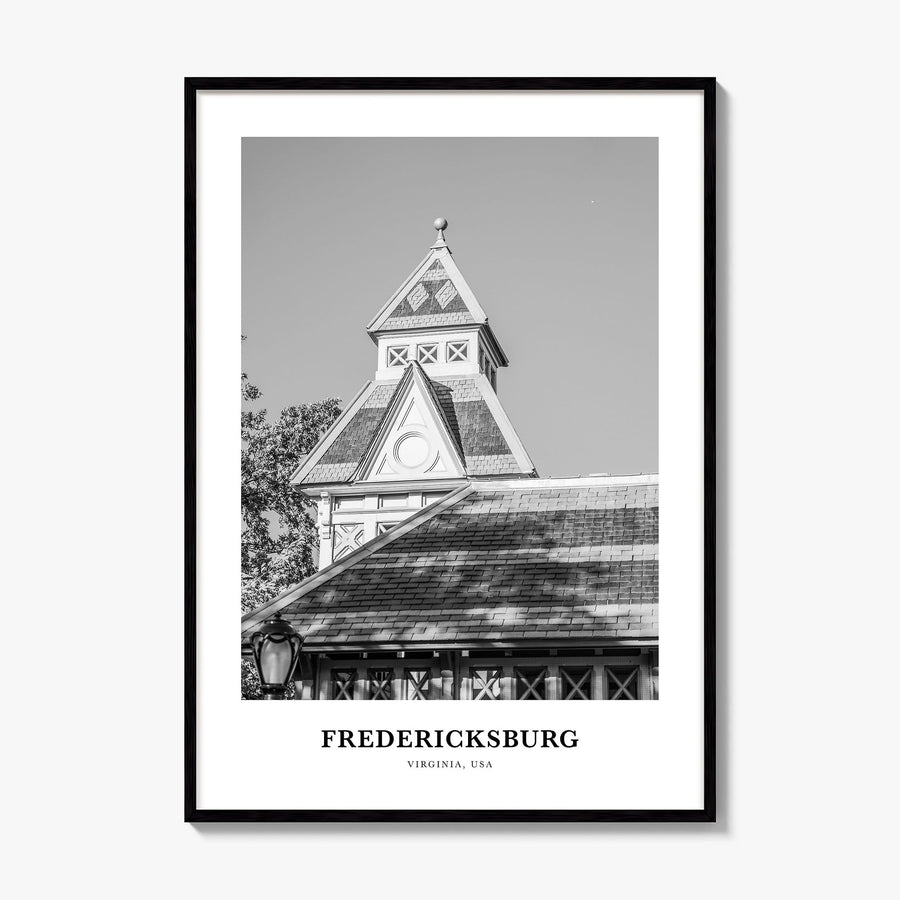 Fredericksburg, Virginia Classic Poster, framed poster mockup