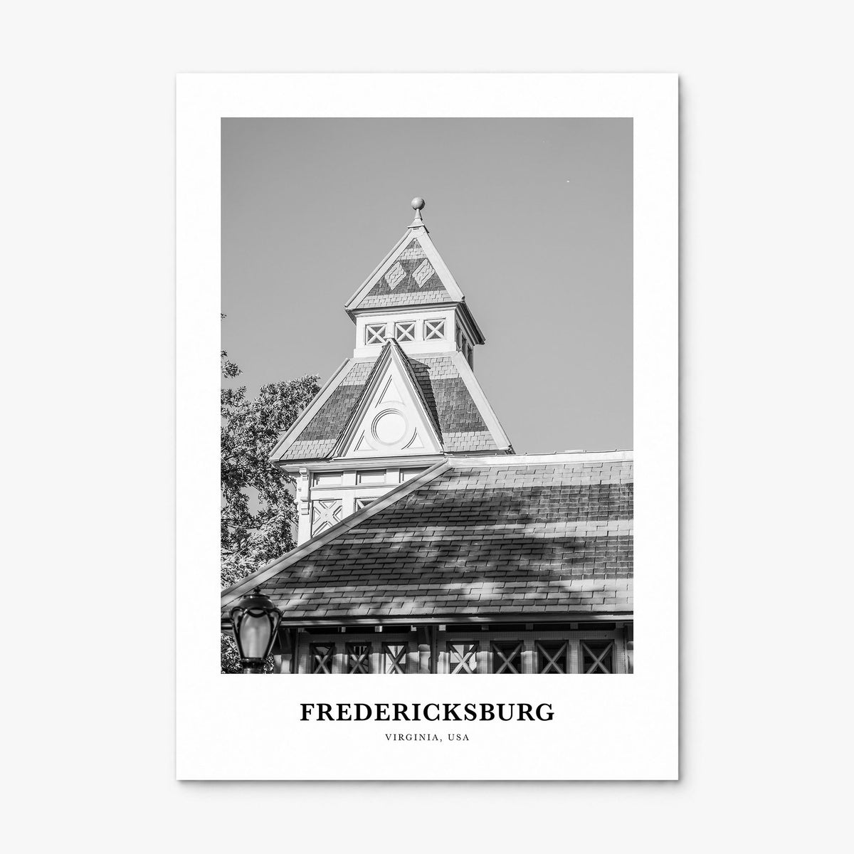 Fredericksburg, Virginia Classic Poster, print only (unframed)