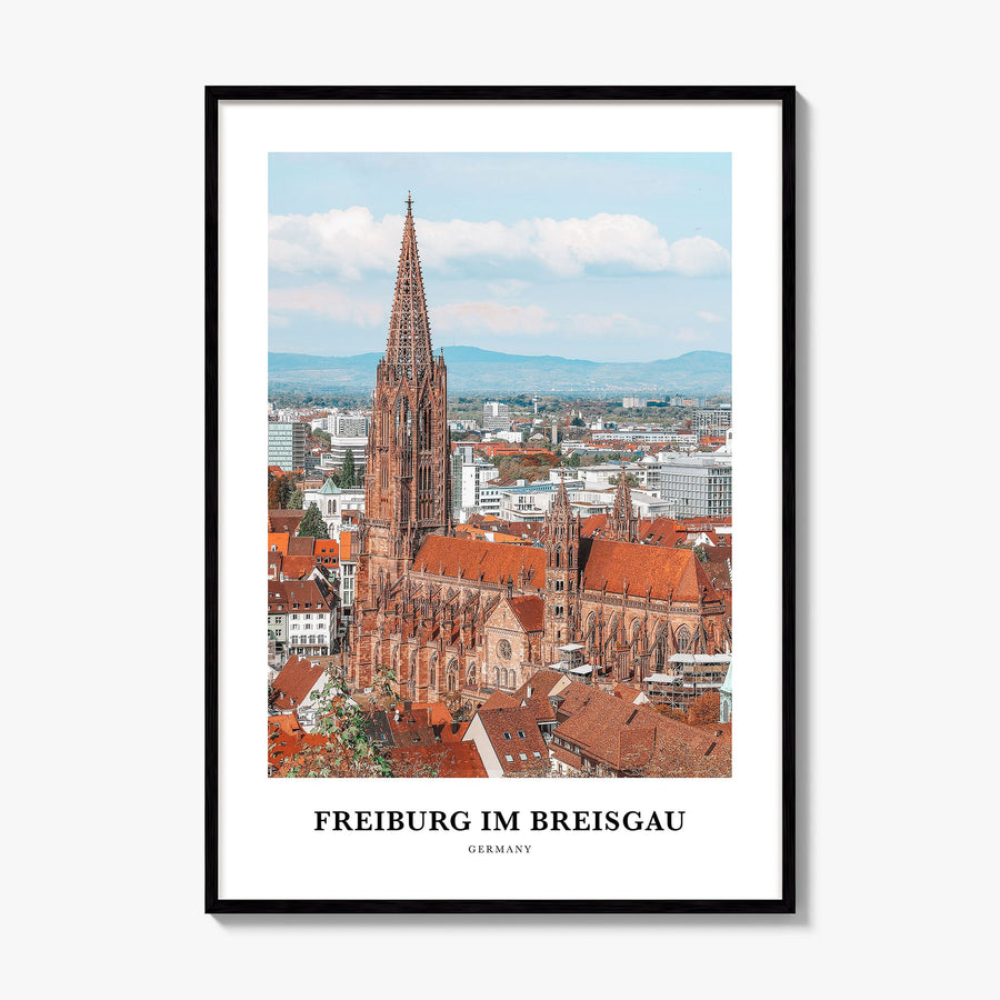 Freiburg im Breisgau Classic No 1 Poster, framed poster mockup