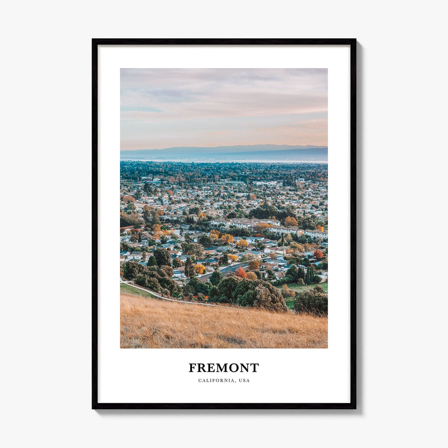 Fremont Classic Poster, framed poster mockup
