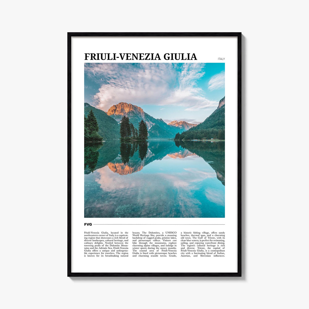 Friuli-Venezia Giulia Travel Poster