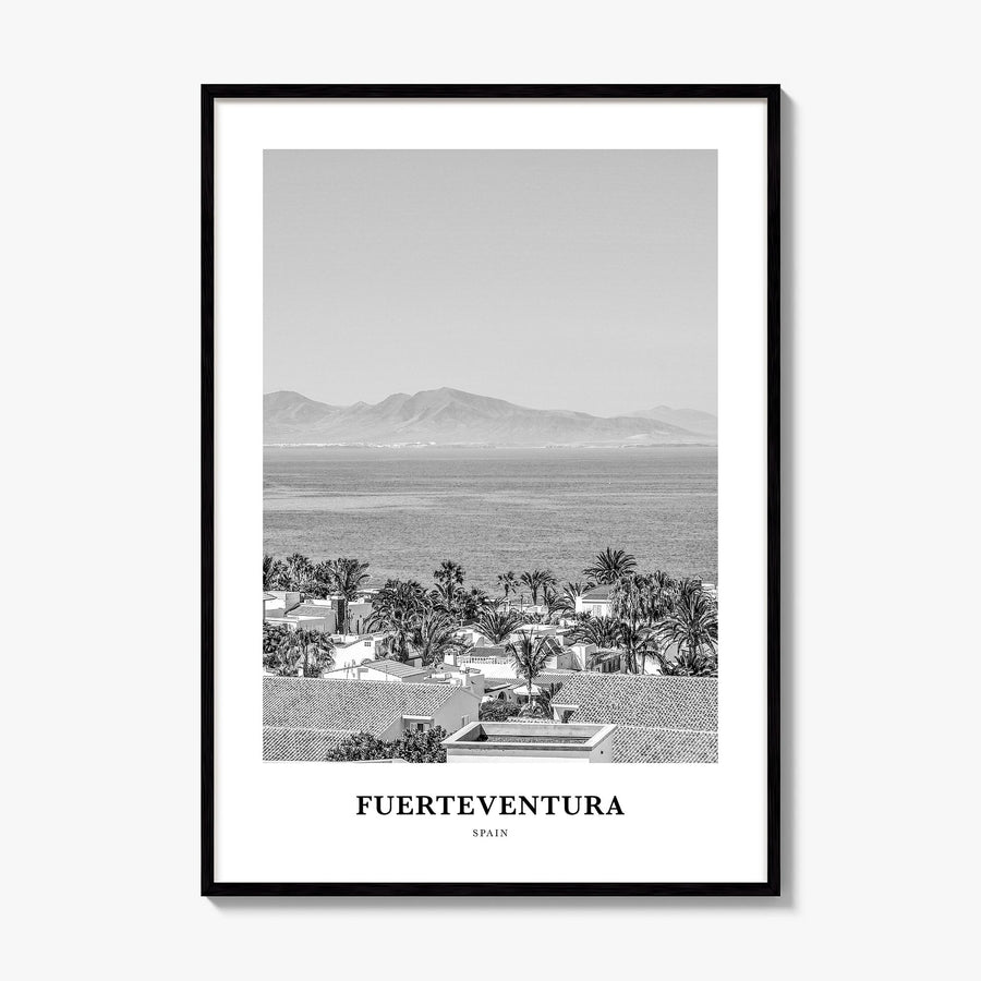 Fuerteventura Classic Poster, framed poster mockup