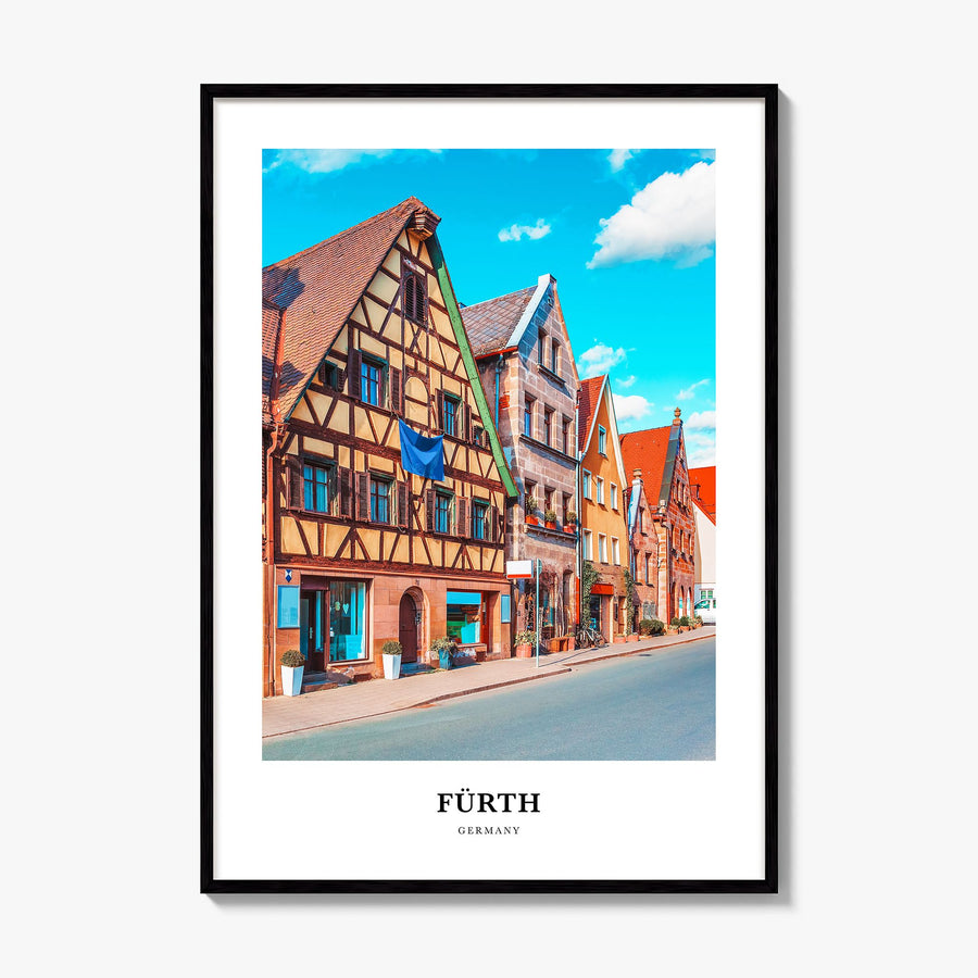 Fürth Classic Poster, framed poster mockup