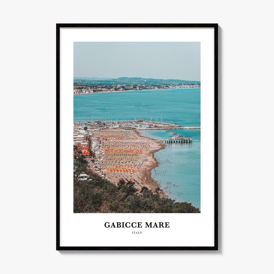 Gabicce Mare Classic Poster, framed poster mockup