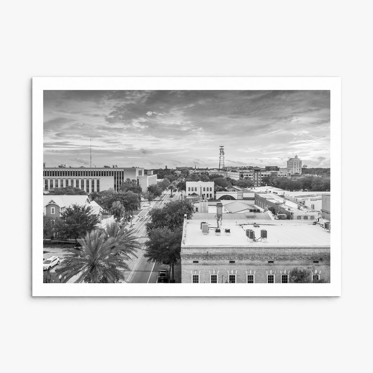 Gainesville Photo Poster, print only (unframed), white border