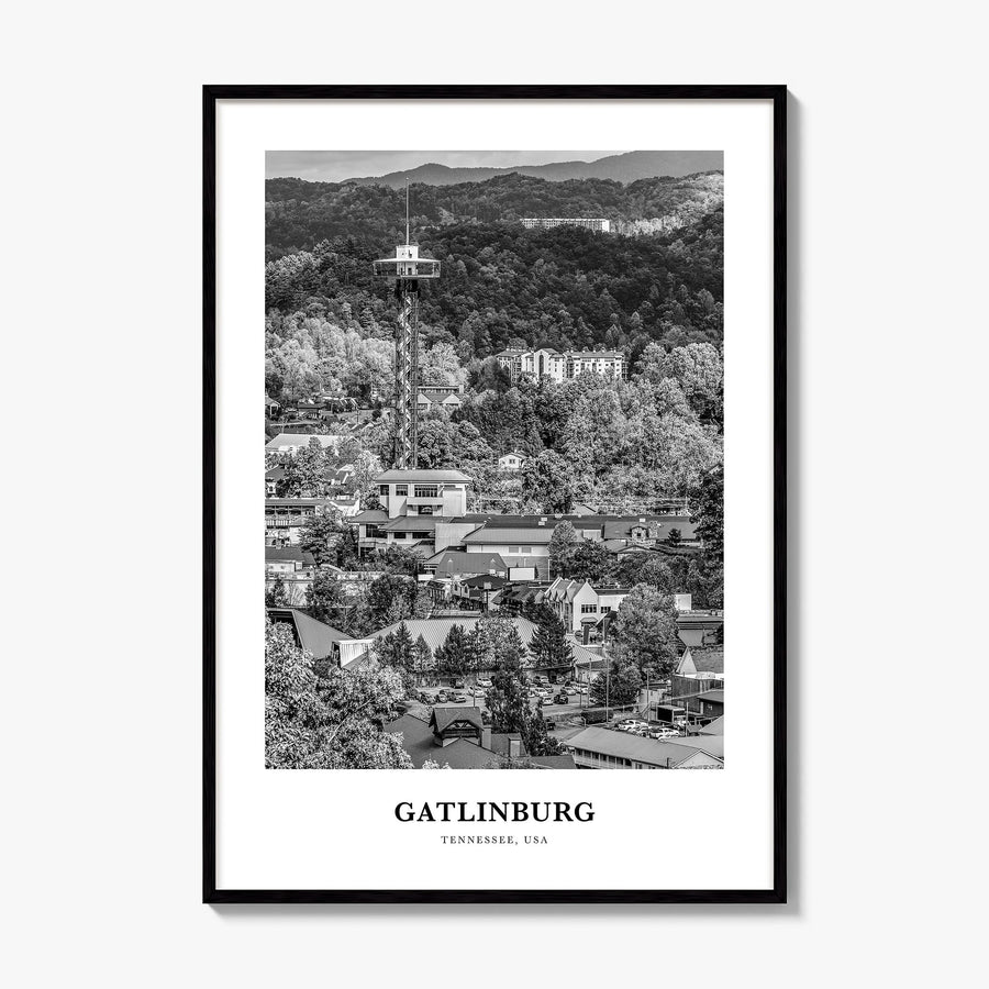 Gatlinburg Classic Poster, framed poster mockup
