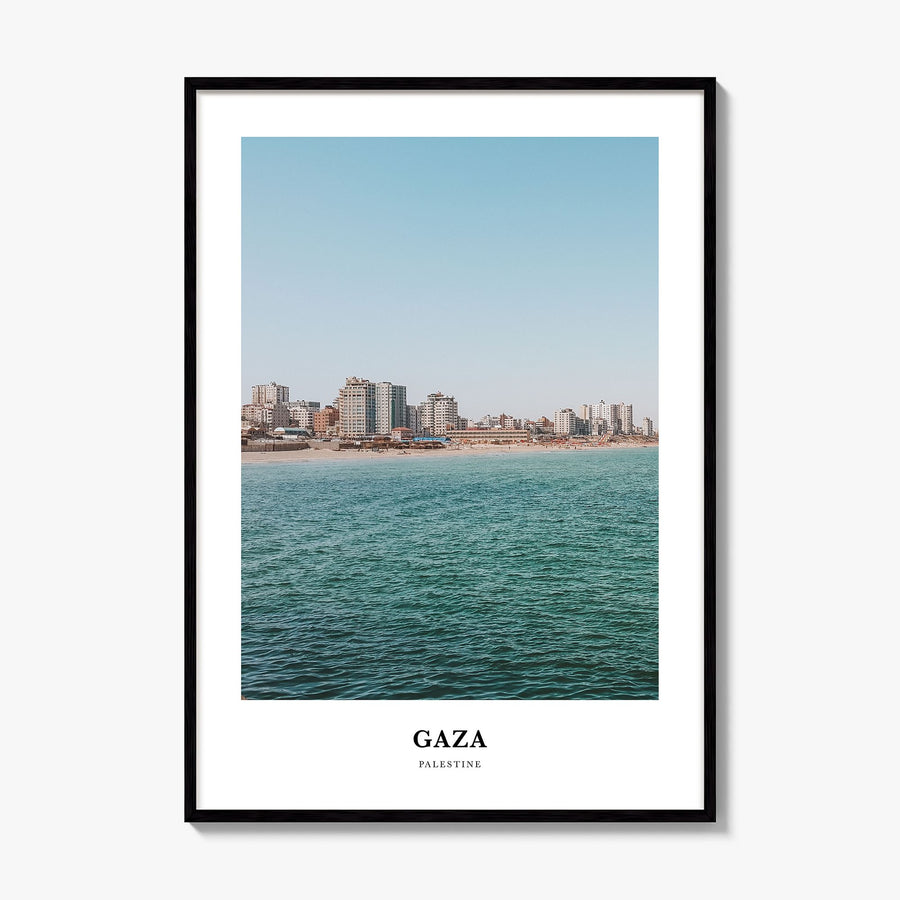 Gaza Classic Poster, framed poster mockup