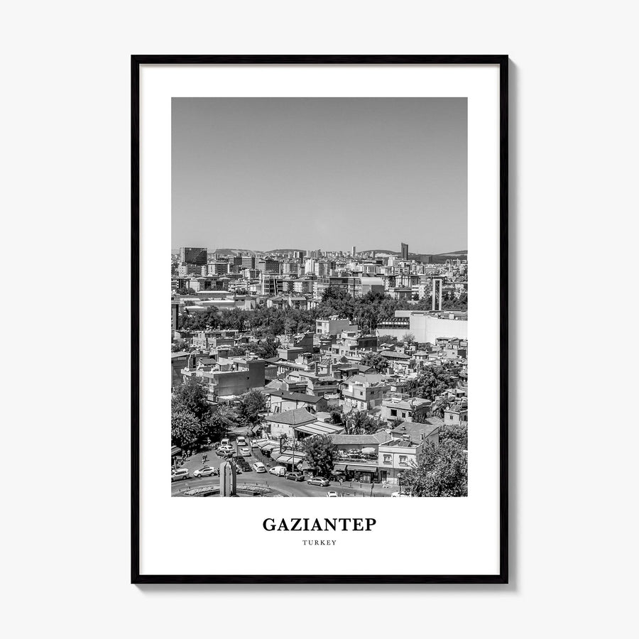 Gaziantep Classic Poster, framed poster mockup