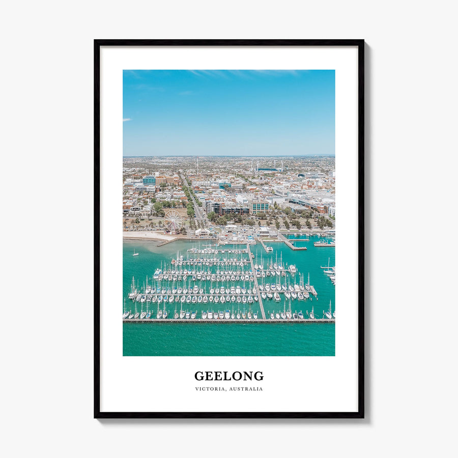 Geelong Classic Poster, framed poster mockup