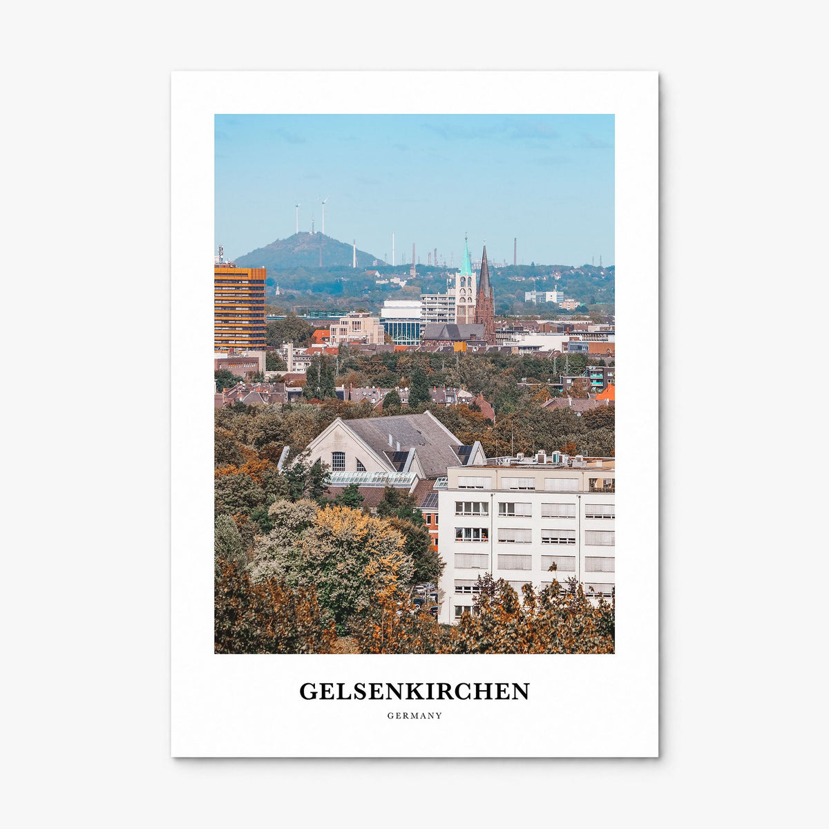 Gelsenkirchen Classic Poster, print only (unframed)