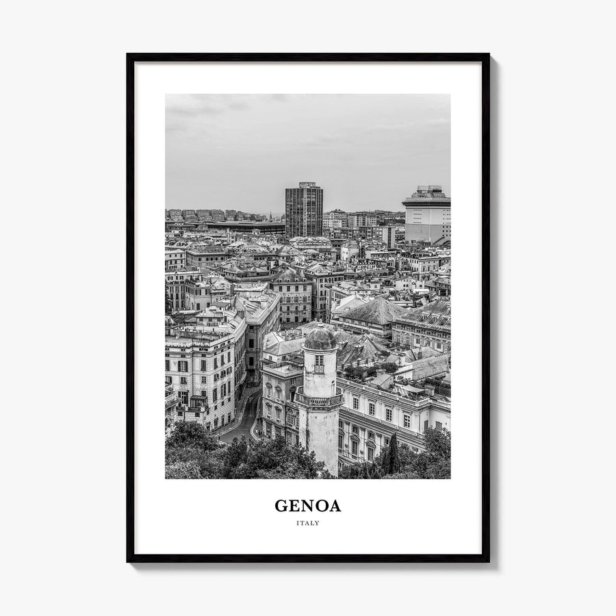 Genoa Classic Poster, framed poster mockup