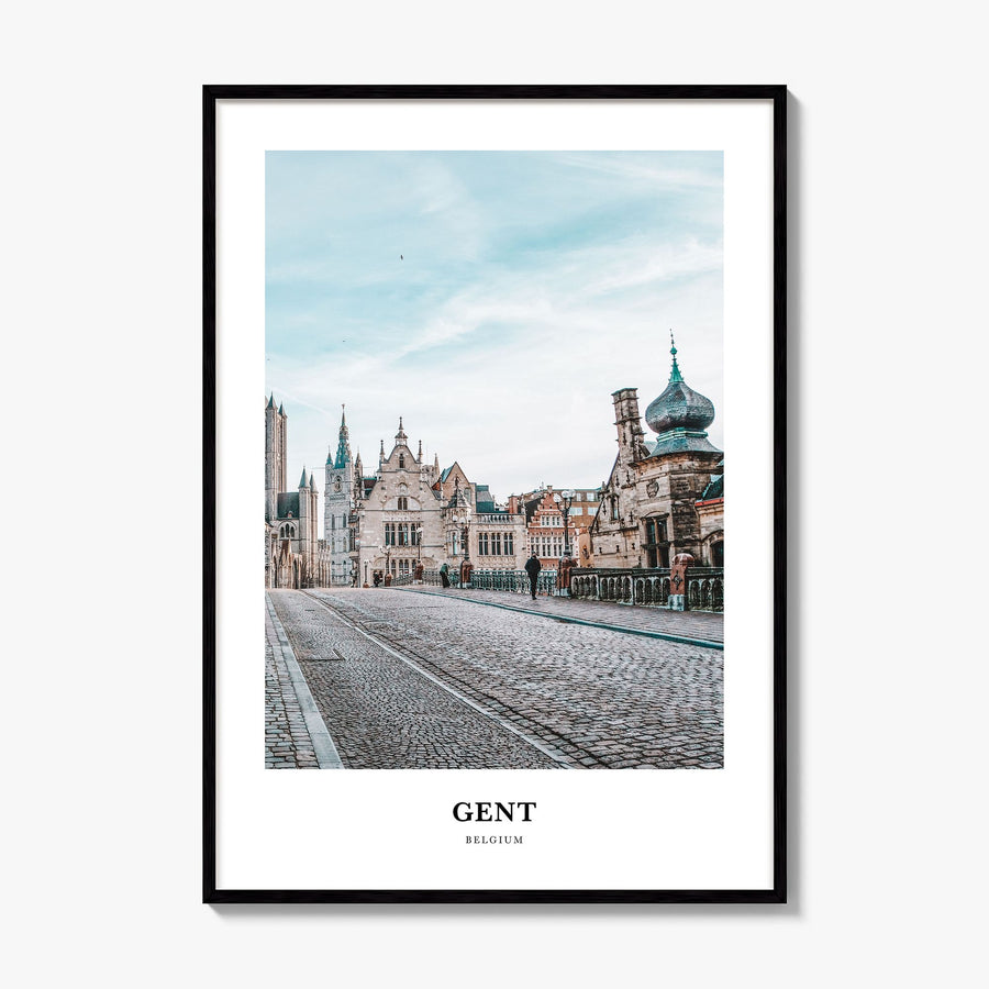 Gent Classic Poster, framed poster mockup