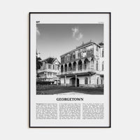 Georgetown, Guyana Poster None / 8x12 in Nbourhood Travel B&W Poster