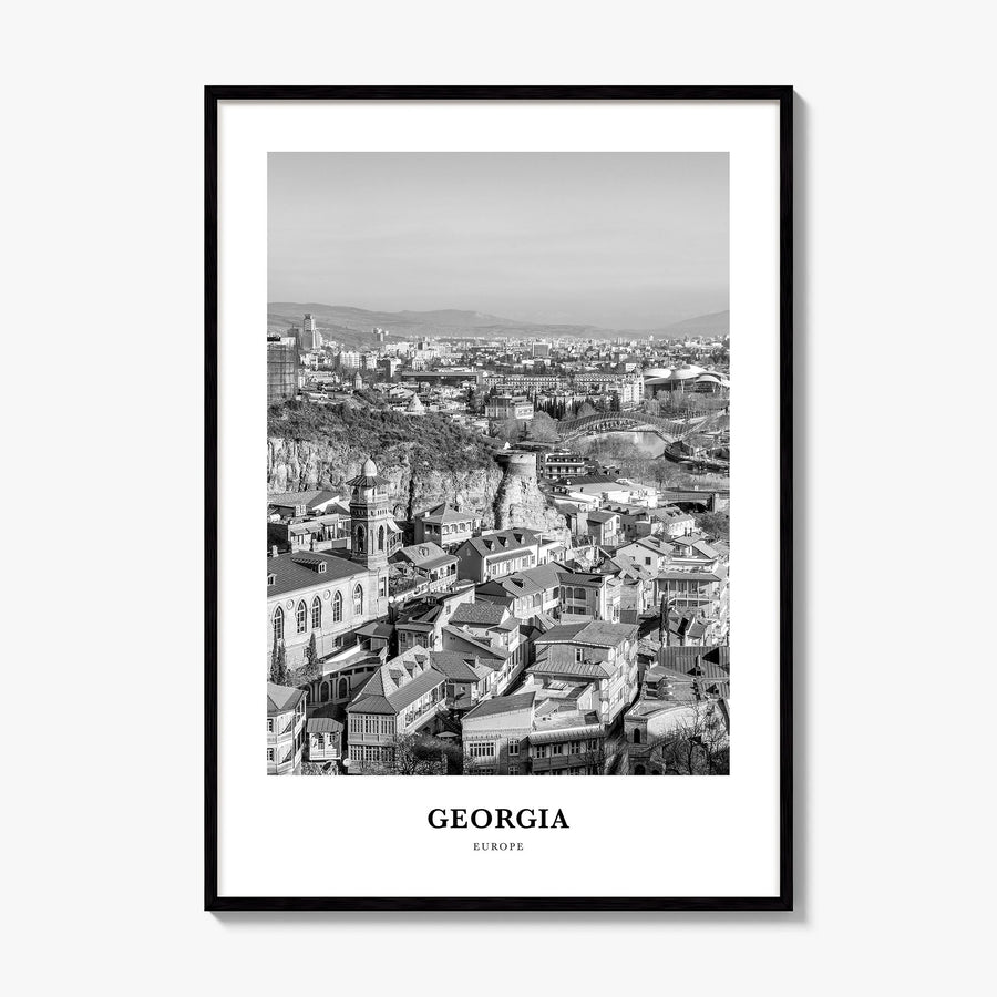Georgia (Country) Classic Poster, framed poster mockup