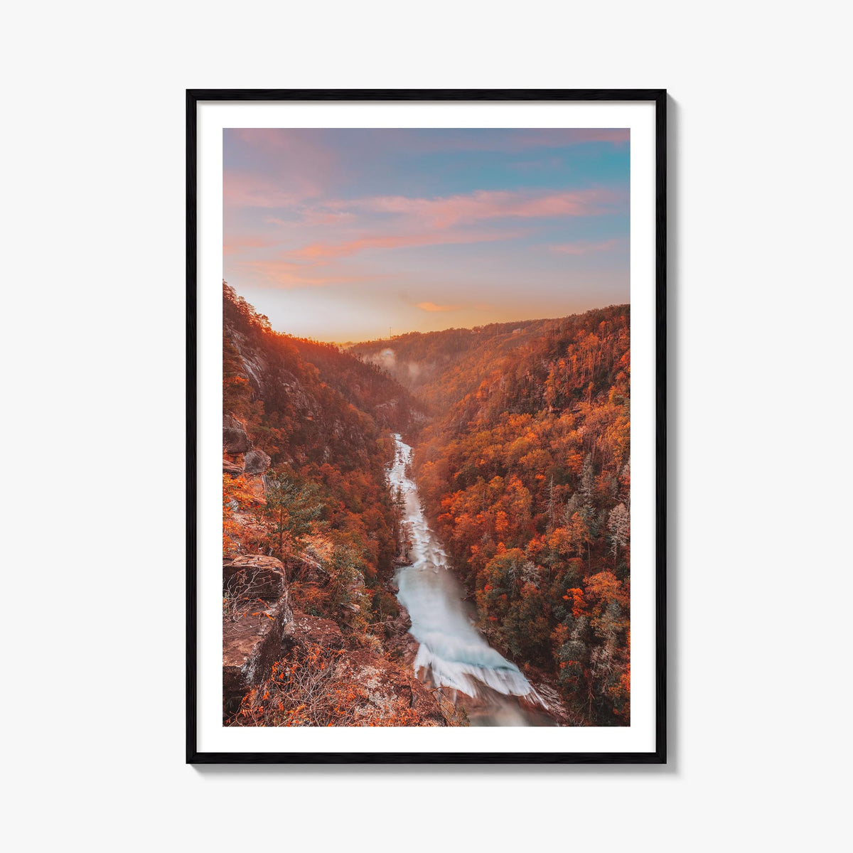 Georgia colorful photo poster of United States – vertical wall art, unframed print shown in interior mockup