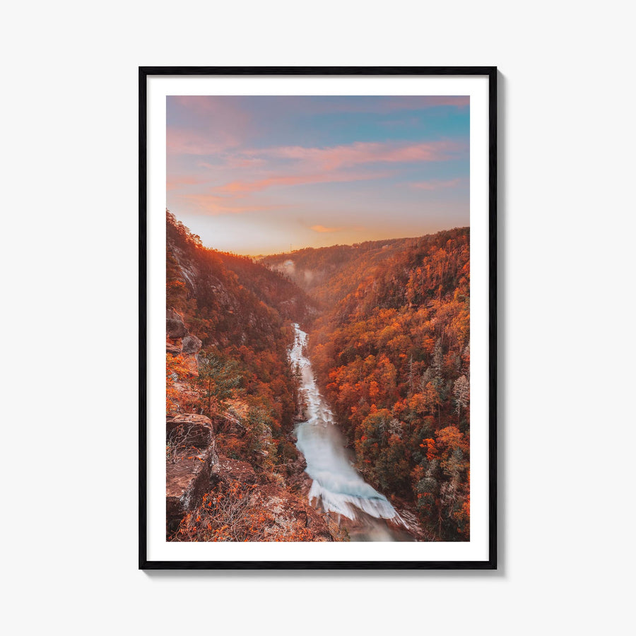 Georgia colorful photo poster of United States – vertical wall art, unframed print shown in interior mockup