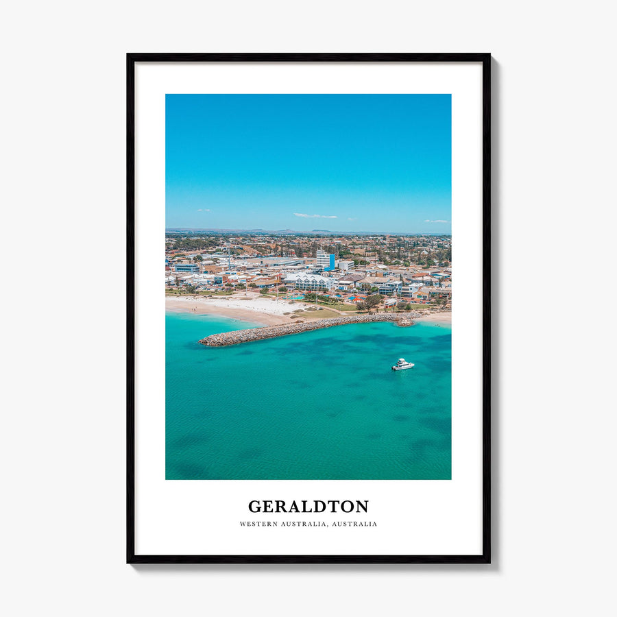 Geraldton Classic Poster, framed poster mockup