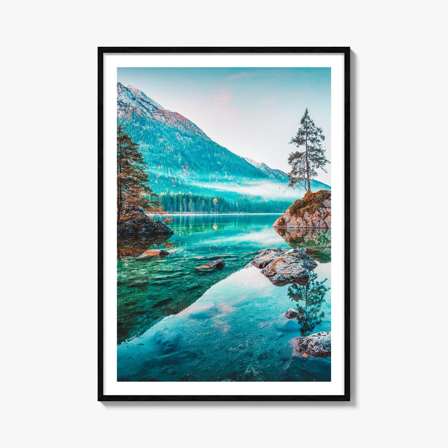 Germany colorful photo poster of Europe – vertical wall art, unframed print shown in interior mockup