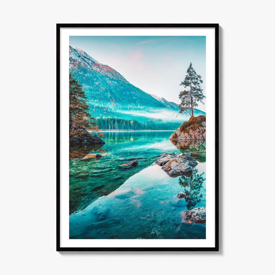 Germany Photo Poster, framed poster mockup, white border