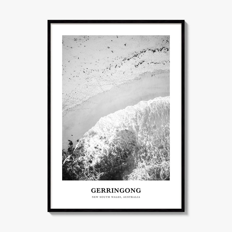 Gerringong Classic Poster, framed poster mockup
