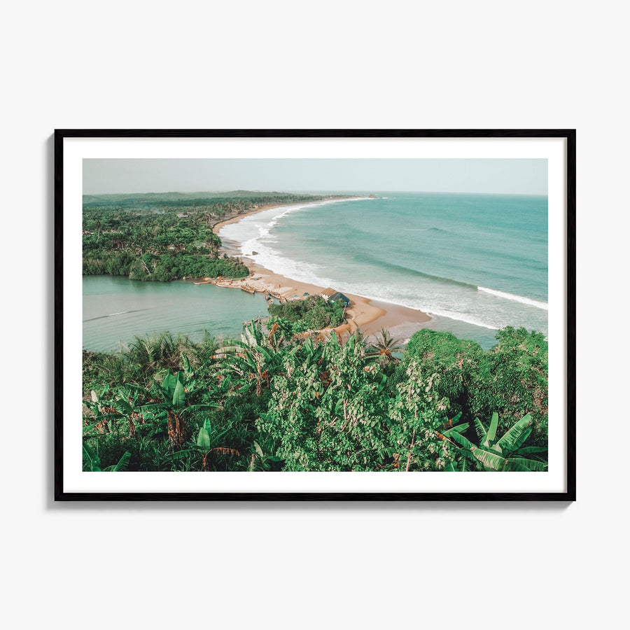 Ghana Photo Poster, framed poster mockup, white border