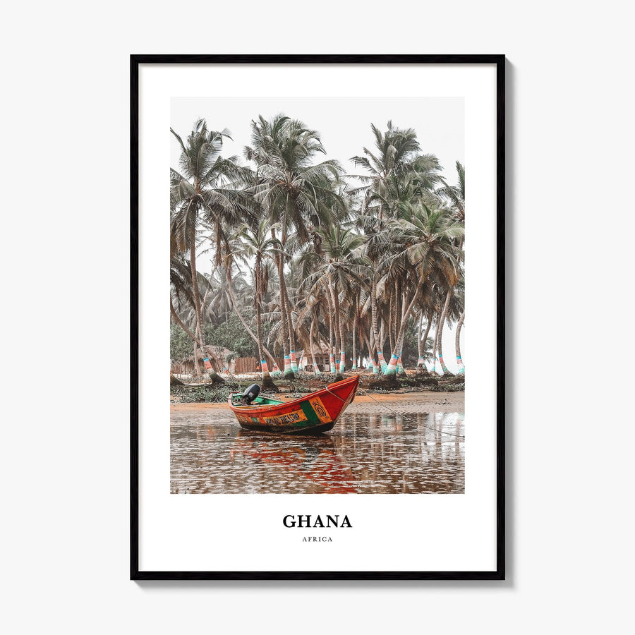 Ghana Classic No 1 Poster, framed poster mockup
