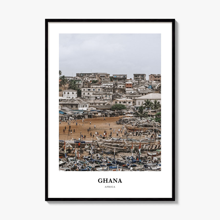 Ghana Classic No 2 Poster, framed poster mockup