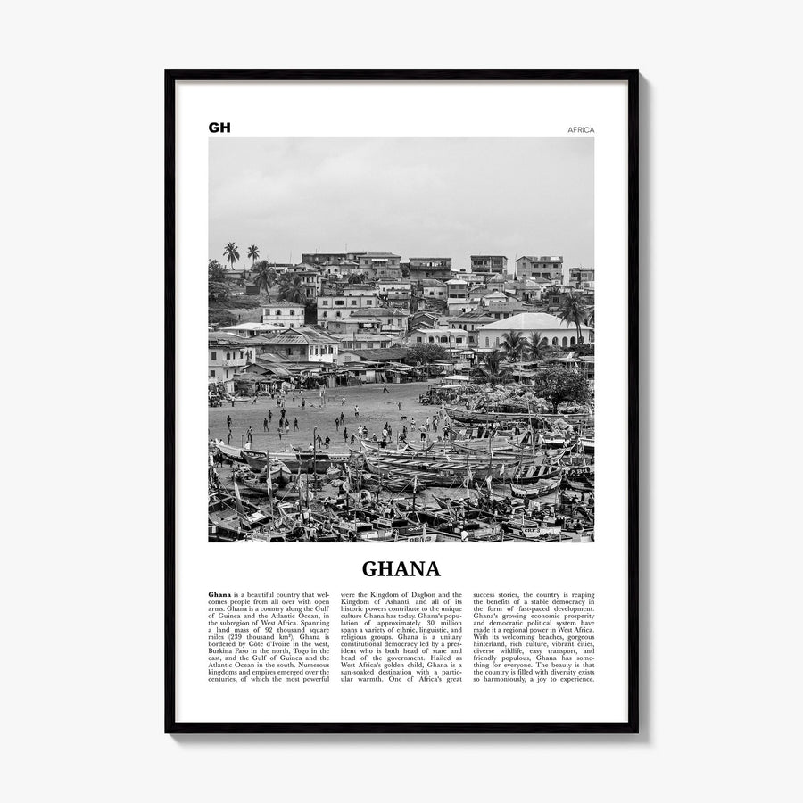 Ghana Newspaper No 1 Poster, framed poster mockup