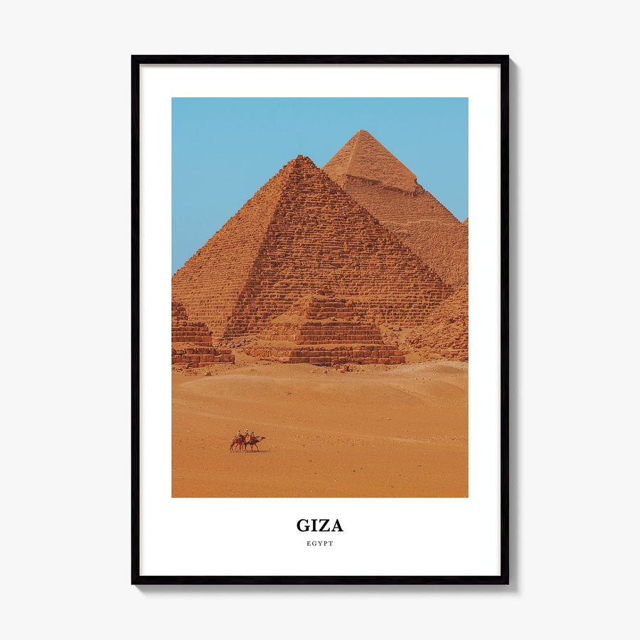 Giza Classic Poster, framed poster mockup