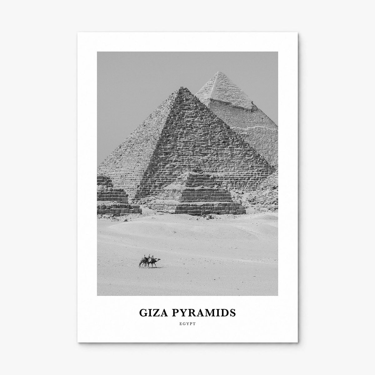 Giza Pyramids Classic Poster, print only (unframed)