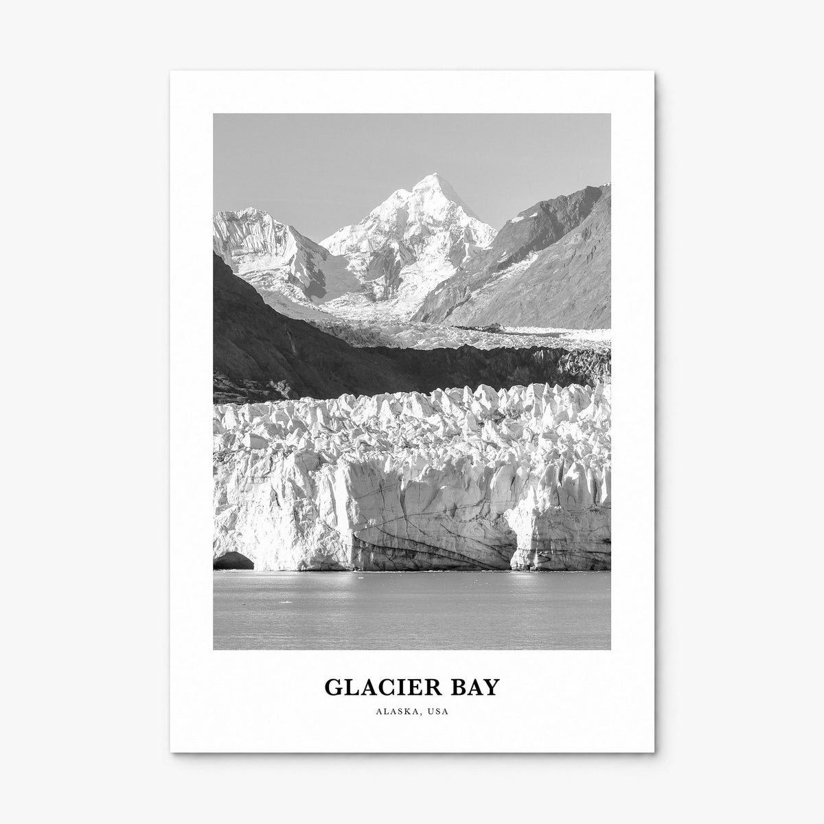 Glacier Bay National Park Classic Poster, print only (unframed)