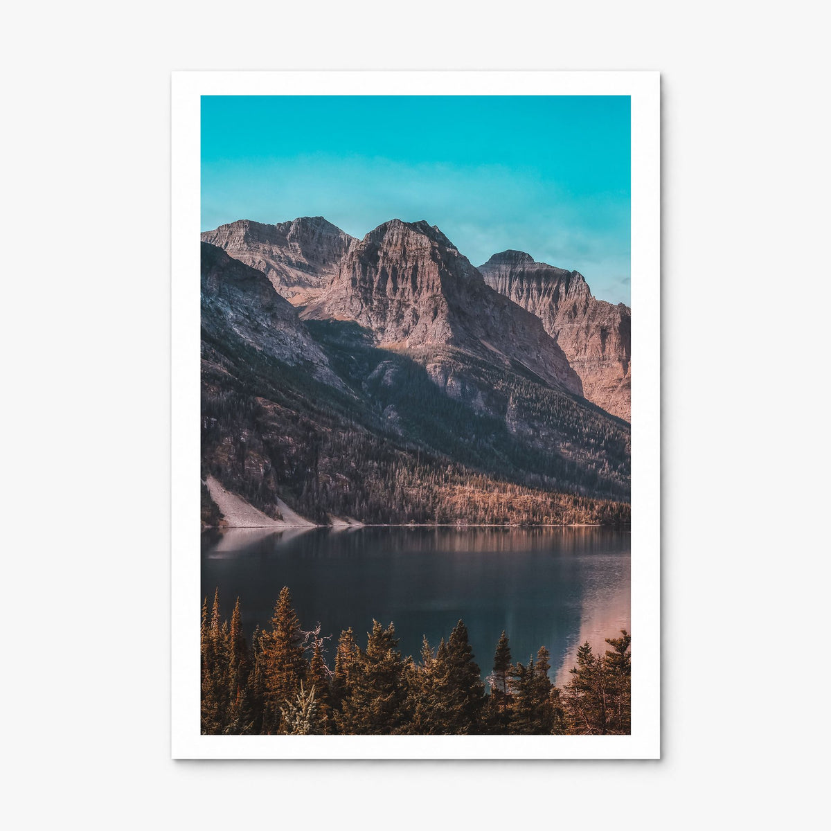 Glacier National Park Photo No 1 Poster, print only (unframed), white border