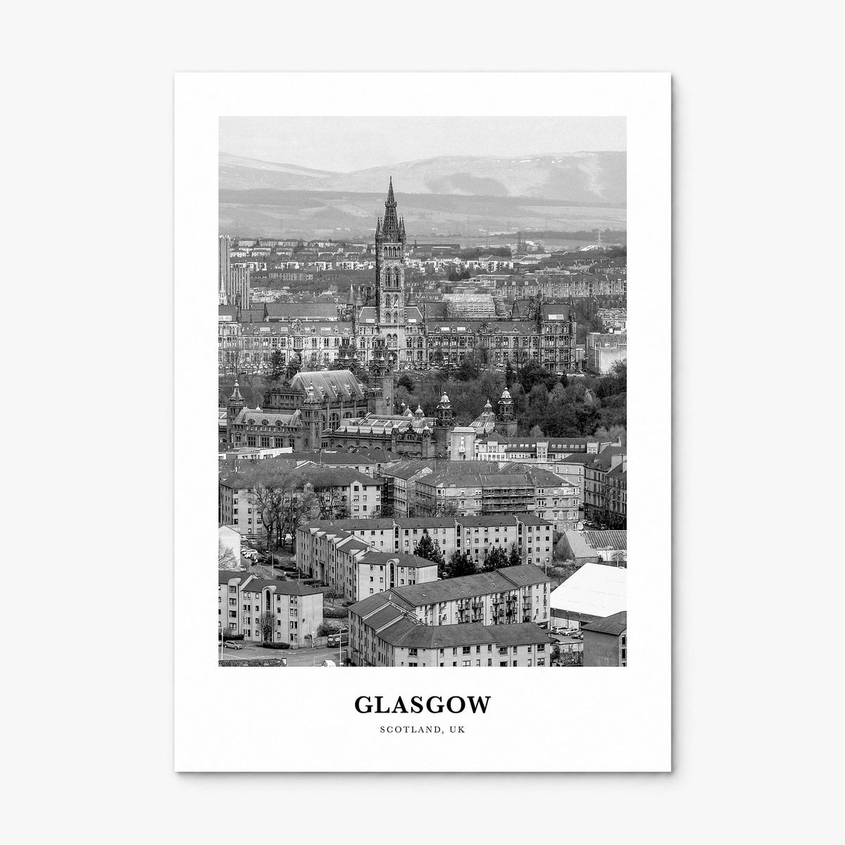 Glasgow Classic Poster, print only (unframed)