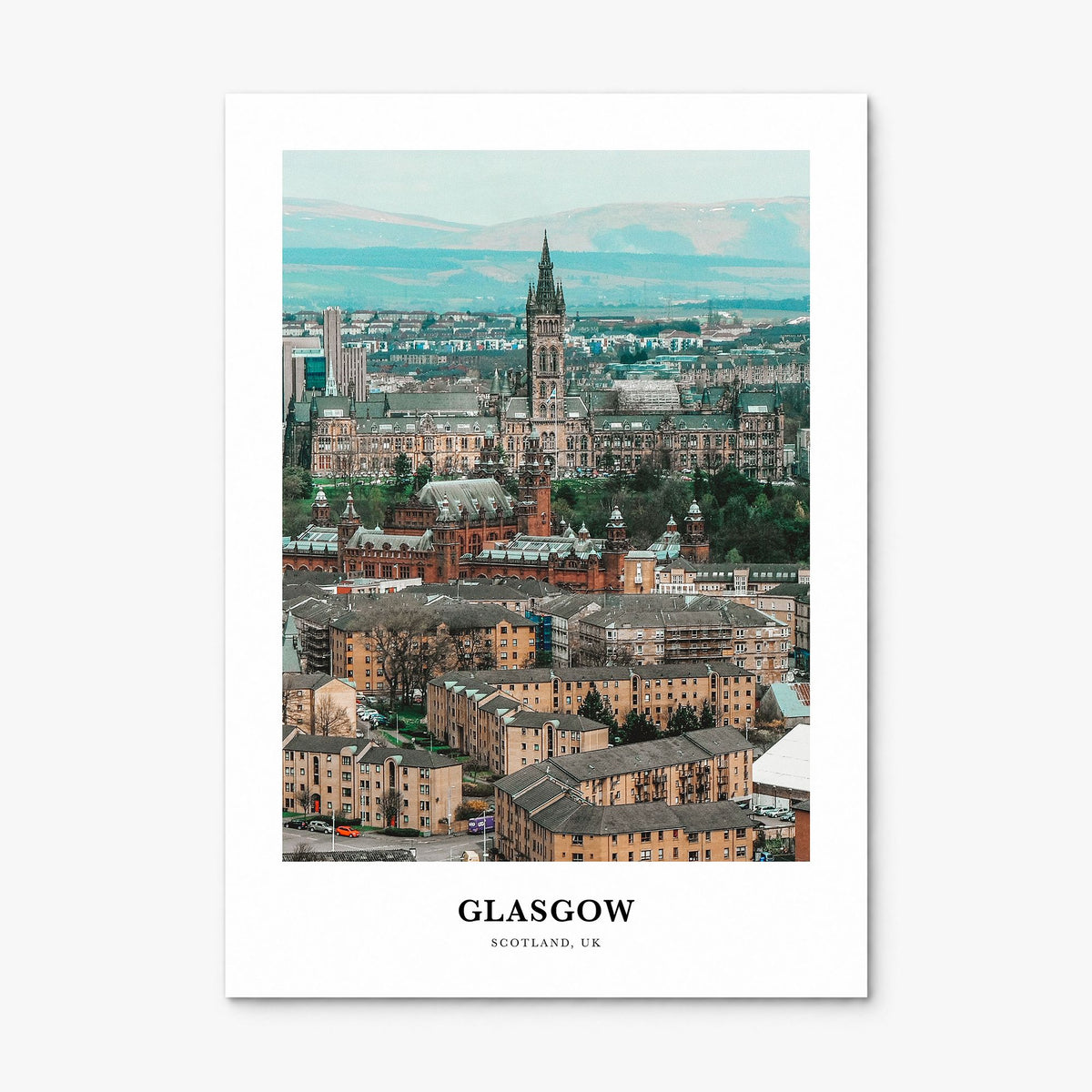 Glasgow Classic Poster, print only (unframed)