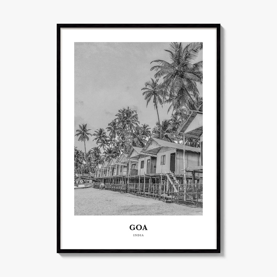 Goa Classic No 2 Poster, framed poster mockup