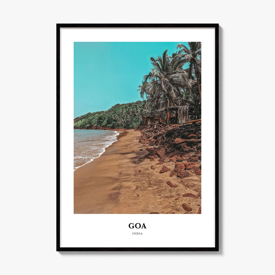 Goa Classic Poster, framed poster mockup