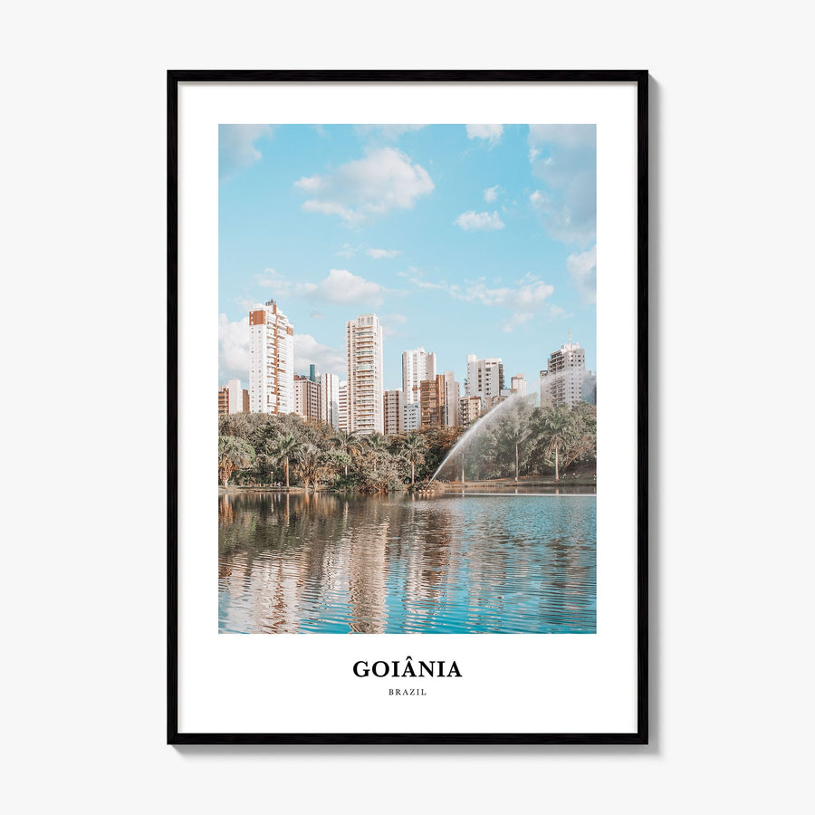 Goiânia Classic Poster, framed poster mockup
