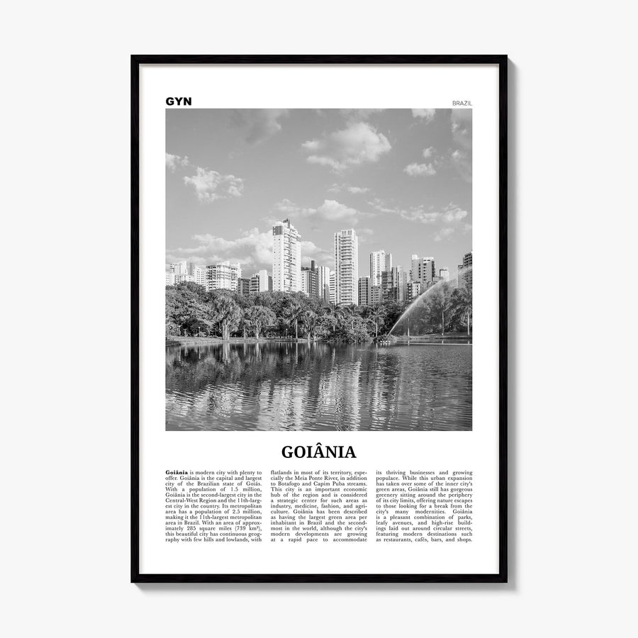 Goiânia Newspaper Poster, framed poster mockup