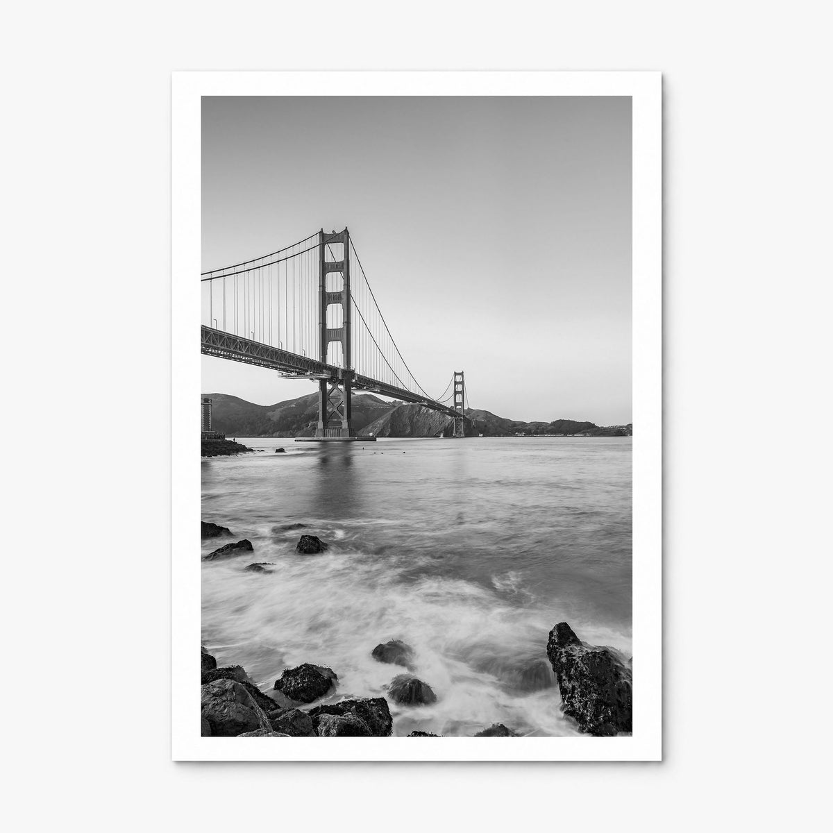 Golden Gate Bridge Photo No 1 Poster, print only (unframed), white border