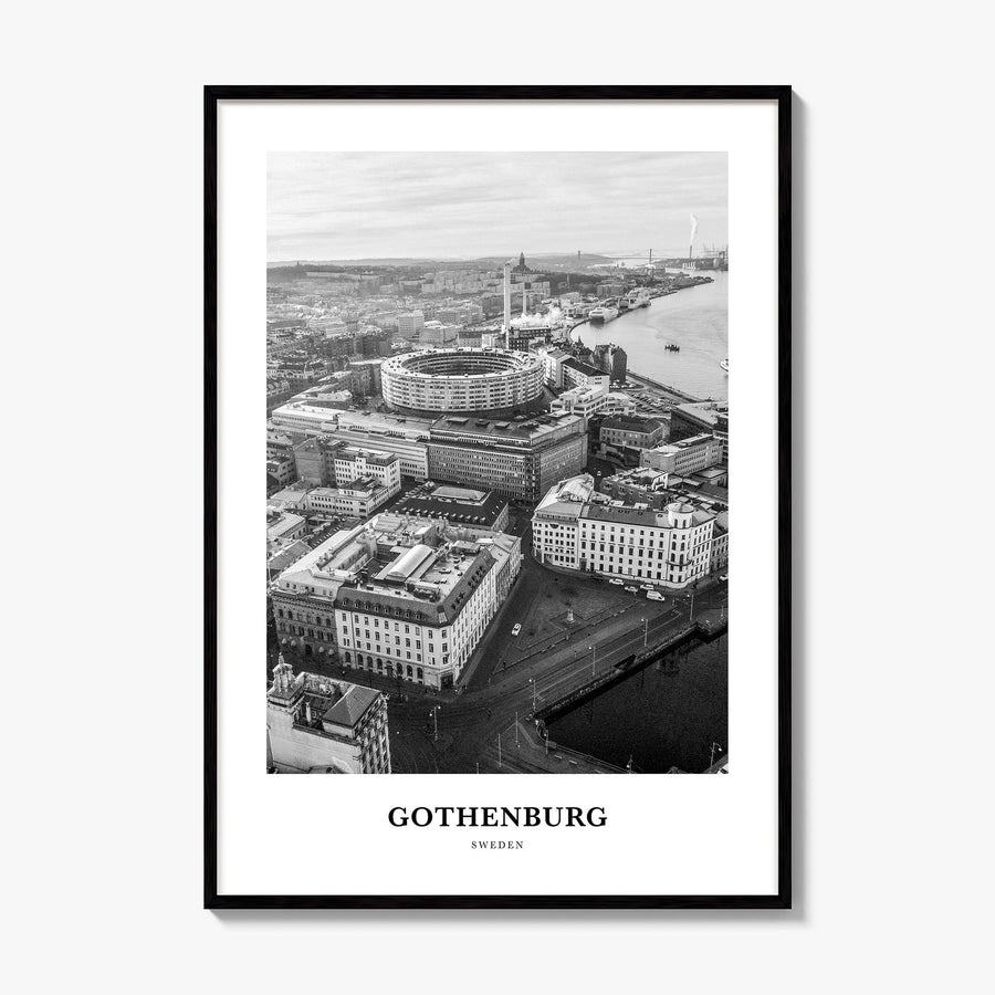 Gothenburg Classic Poster, framed poster mockup