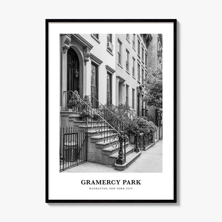 Gramercy Park Classic Poster, framed poster mockup
