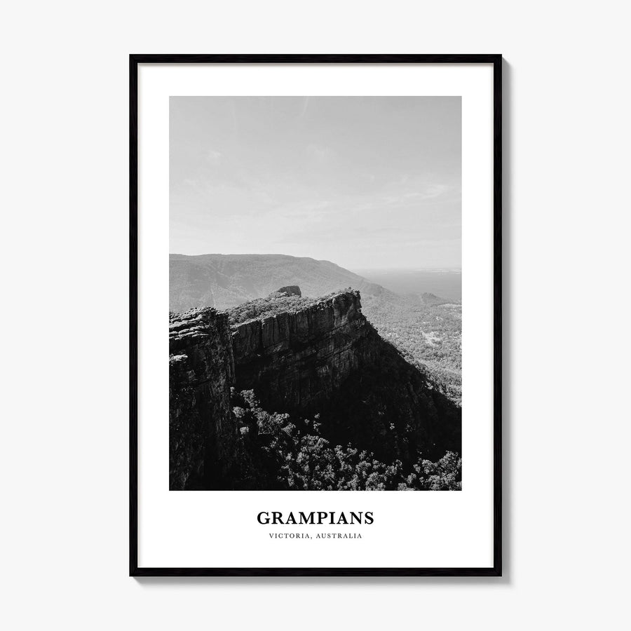 Grampians National Park Classic Poster, framed poster mockup