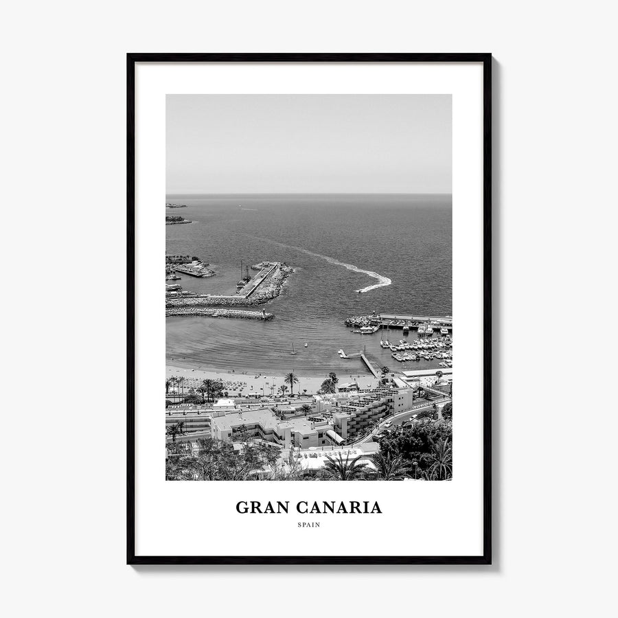 Gran Canaria Classic Poster, framed poster mockup