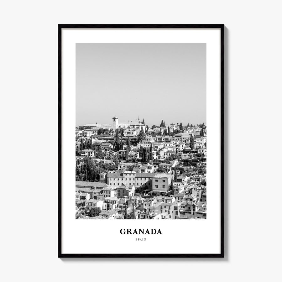 Granada Classic Poster, framed poster mockup