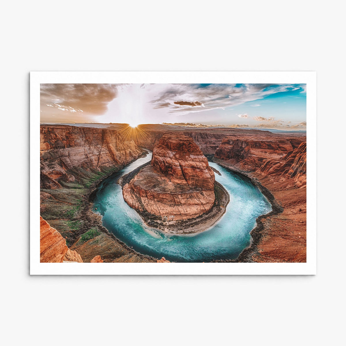 Grand Canyon Photo Poster, print only (unframed), white border